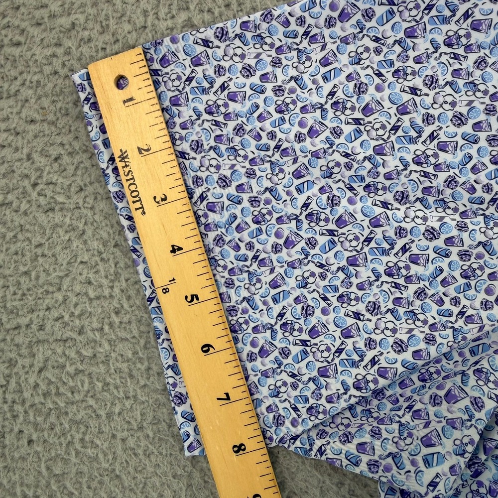 Peter Millar Summer Comfort Mens XL Purple Cocktail Bear Print Golf Polo Shirt - Picture 10 of 15